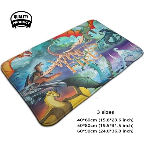 Of Fire All Together Comfortable Door Mat Rug Carpet Foot Pad Of Fire Dragon Fire Of Fire Seawing Nightwing Rainwing Fantasy