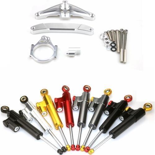 Motorcycle cnc Universal Stabilizer Damper Complete Steering Mounting Bracket For YAMAHA FZ1 FAZER 06-07-08-09-10-11-12-13-14-15