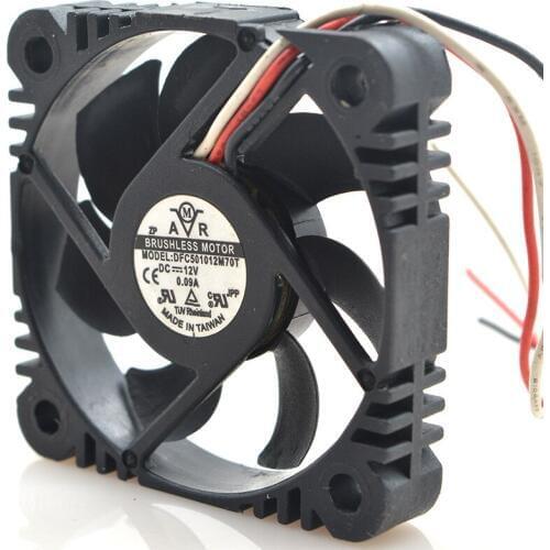 Original FOR DFC501012M70T 12V 0.09A 50105CM 3-wire super-silent cooling fan