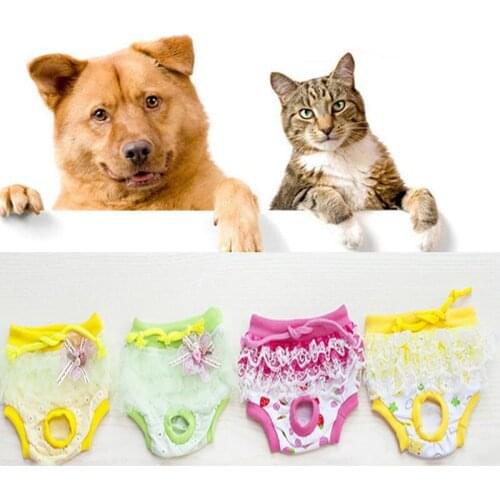 Spring And Summer Physiological Pants Dog Colorful Physiological Pants Breathable Soft Physiological Pants For Small Medium Dogs