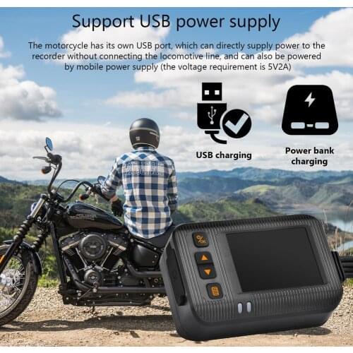 Full HD Driving Record 2.0 Inch 1080p Motorcycle DVR Camera Dash Cam Video Recorder Waterproof For Universal Motorbike Dash Cam
