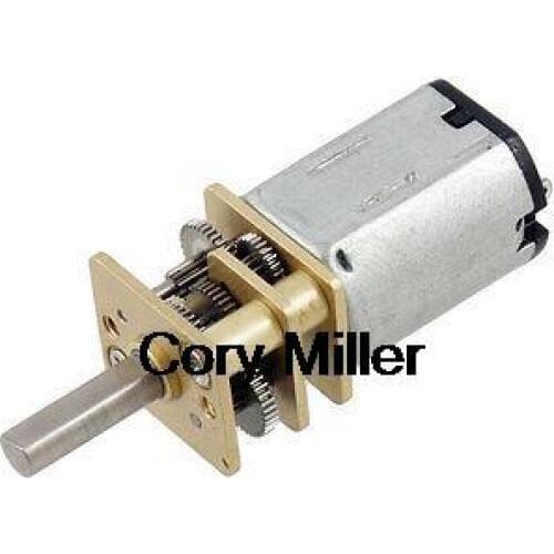 2mm Output Shaft 6V 2.5KG 30RPM Speed Reducer DC Gear Motor