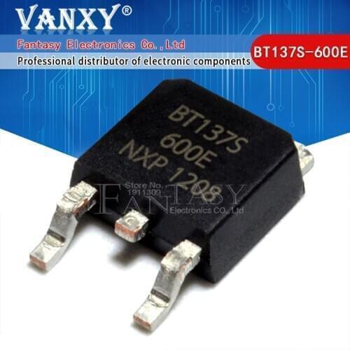 10pcs BT137S-600E TO252 BT137S triac SMD TO252 BT137S-600