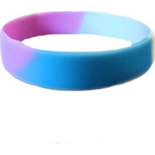 100pc gay LGBT Lesbian rainbow silicone wristband bracelet for Lesbian gift