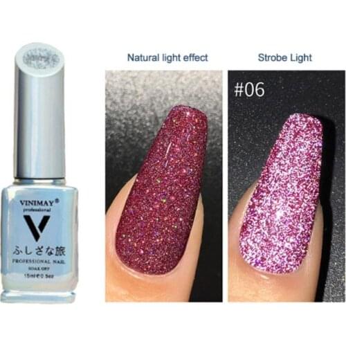 15ML Gel Nail Polish Glitter Manicure Set Nail Art UV LED Lamp Nail Varnishes Base Top Coat Gel Lacquer Nail Art Tools Nail Gel