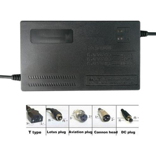 36V 1.8A 2A 3A 5A ebike Li-ion Lipo Lifepo4 Lithium Battery Charger Li ion 42V 43.8V BMS Quick Charging for Electric Bike Motor