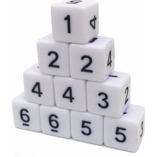 8PCS/lots D6 Drink Digital Dice for Funny Party Club Pub Board Playing Game athematics Accessory 8 Colors 16mm