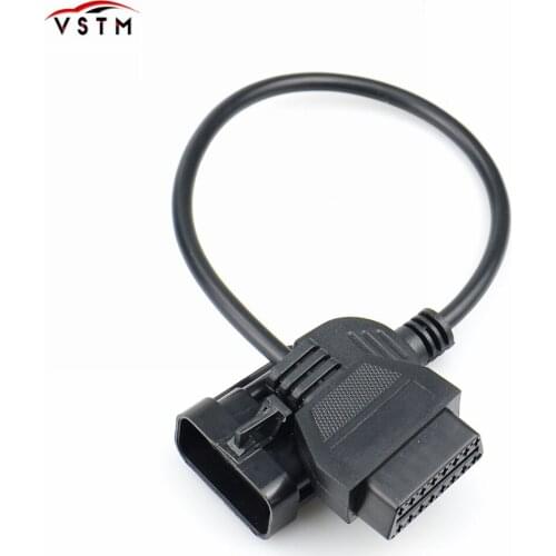 Best Quality For Re-nault 12 pin OBD II Car Accessories Diagnostic Cable for Re-nault 12Pin to OBD2 16pin Connector Adapter