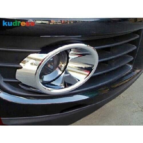 For Volkswagen For VW Jetta MK5 2005 2006 2007 2008 2009 2010 Chromed Front FogLight Lamp Fog Lights Cover Trims Car Accessories