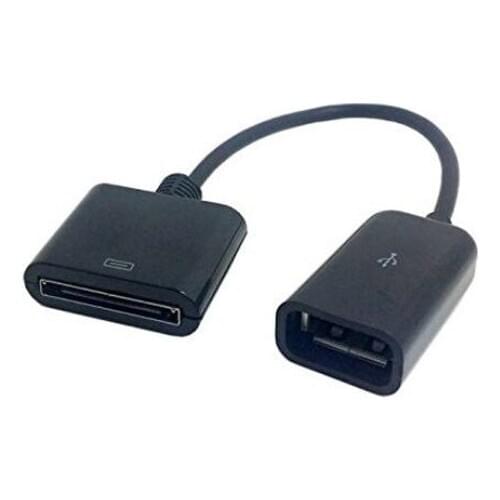 Docking 30pin Female to USB 2.0 Female Data Charge Cable For Iphone Ipad-10cm