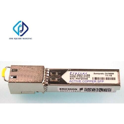 Finisar FCLF-8521-3-RB RJ45 1000BASE-T SFP Fiber Optical Module Transceiver for Ericsson