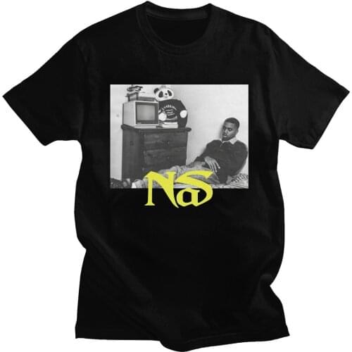 Hot Sale Tee Tops Nas Illmatic Printed O-neck Oversize T-Shirts Comfortable Wears Fashion Clothes Summer Unsiex Hip-pop T-shirts