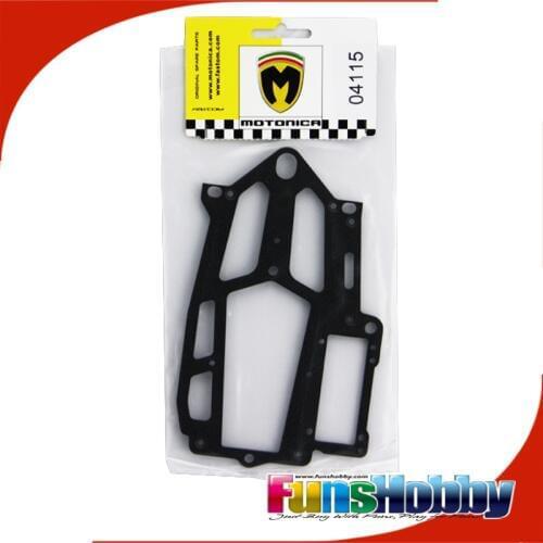 Italy Motonica 1:8 On Road RC Model Nitro Car Parts RS Radio Plate with PHS (Carbon Fibre) Applied to P81 RS(COD.04115)