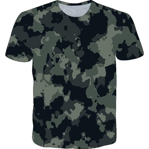 Liva girl Mens Camouflage T-Shirts