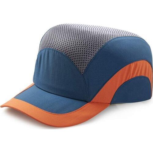 Mens Safety Baseball Bump Caps Lightweight Blue Safety hard hat head protection Cap