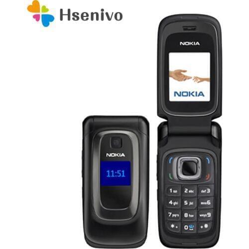 Original Nokia 6085 Mobile Phone 2G GSM Unlocked Flip Cellphone refurbished