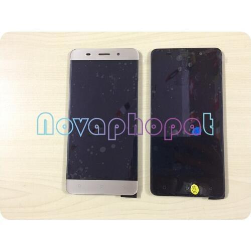 Novaphopat 100% Testing LCD Screen For Highscreen Power Rage EVO LCD Display Touch Screen Digitizer Sensor Assembly Replacement