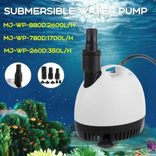 5W/25W/35W 2600L/H Aquarium Fish Tank Water Pump Filter 220-240V Submersible Pond Tank Fountain Ultra-Quiet Water Pump