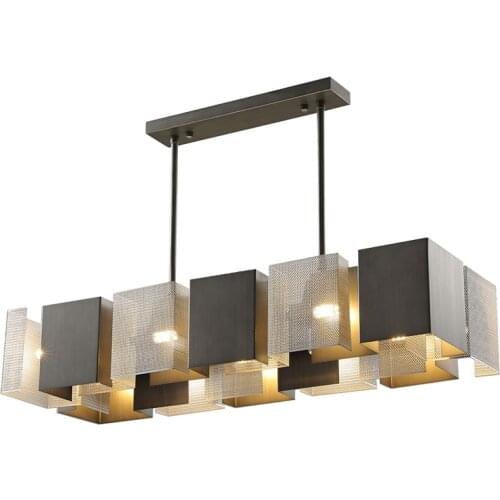 Postmodern LED Chandelier lighting Living Room Iron Home decoration fixtures Kitchen island Hanging lights Dining room lamps