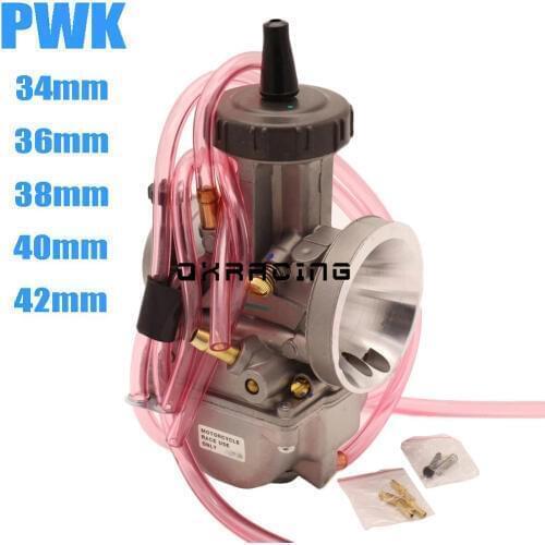PWK Carburetor Motorcycle Carb 34 36 38 40 42 mm Racing Carb For Dirt Bike Motorcross Moped scooter Cub ATV Quad UTV Kart