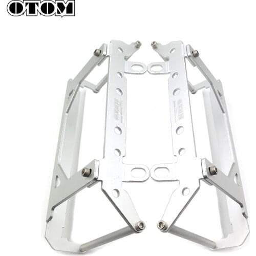 OTOM Motorbike Radiator Grill Grille Guard Cover Motorcycle Water Tank Protection Frame Anti-fall Aluminum For KTM HUSQVARNA