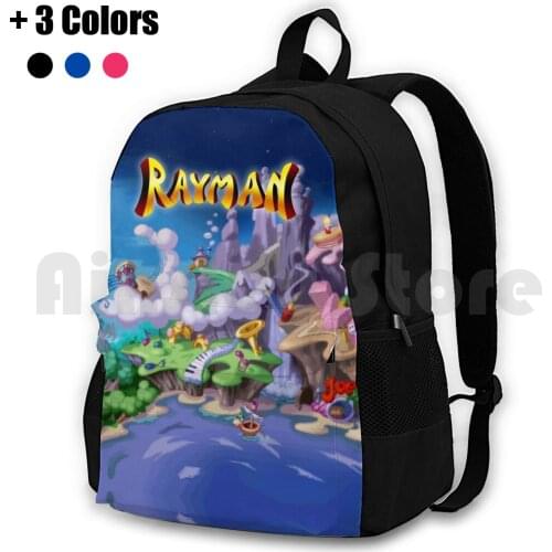 Rayman-The Valley Outdoor Hiking Backpack Waterproof Camping Travel Rayman Playstation Windows Ray Limbs Origins Legends Dos