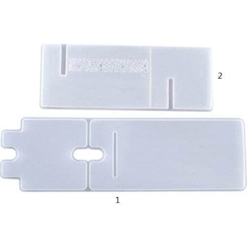 Crystal Epoxy Resin Mold Cellphone Bracket DIY Crafts Casting Tool Tablet Holder Mobile Phone Stand Silicone Mould