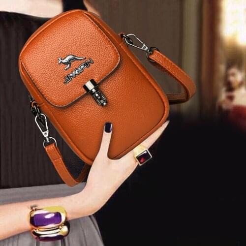 Shoulder Bags For Women Girl Ladies Crossbody Bags Small Bag Designer PU Leather Handbags Retro Phone Bag Purses 2021