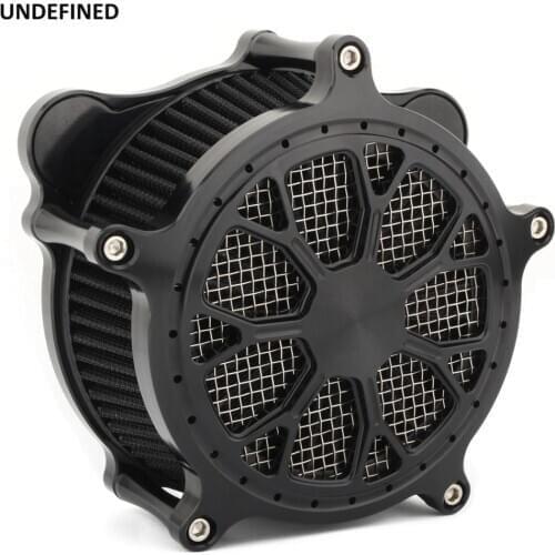 Air Filter CNC Crafts Venturi Cut Air Cleaner Intake For Harley Touring CVO Road King Trike 2008-2016 Dyna FXDLS Softail FLSS 17