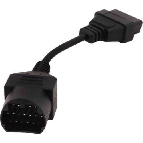 Wholesale for Mazda 17 Pin To OBD 2 OBD II Cable 16 Pin Connector Diagnostic Tool Adapter Extension Cable Good Quality