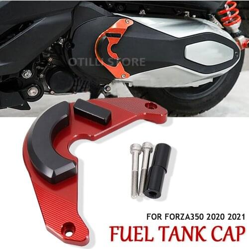Motorcycle Protection Cover Tank Cap Case Guard CNC Aluminum Engine Protection Cover For HONDA FORZA350 FORZA 350 Forza 350