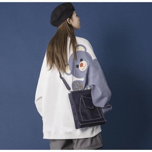 Sweater Womens Tide Ins Spring and Autumn 2021 New Cartoon Bear Casual Loose Long-sleeved Shirt Women