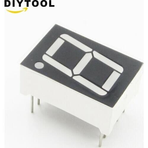 10PCS 0.56" 7 Segment Blue LED Display 1 Digit Common Anode