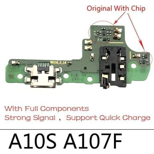 10Pcs/Lot, USB Charger Charging Dock Port Connector Flex Cable For Samsung Galaxy A10S A107 A107F USB Changer Board Flex
