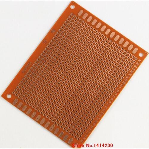 10Pcs Breadboard 7*9CM 2.54MM Hole hole plate universal plate Circuit board PCB 1.2MM thick