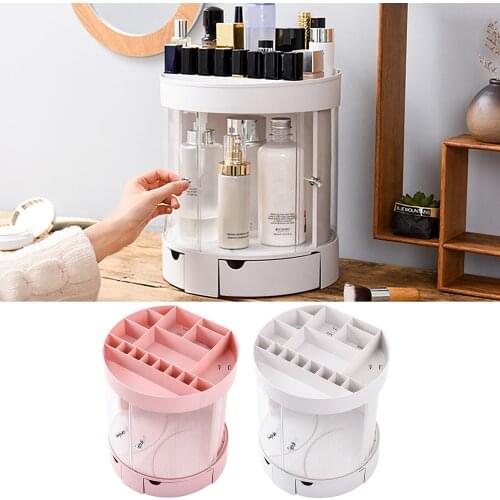 3-layers Large Capacity Cosmetics Makeup Storage Box Organizer Container Home Apartment Bedroom Desktop Make up Storage Drawer