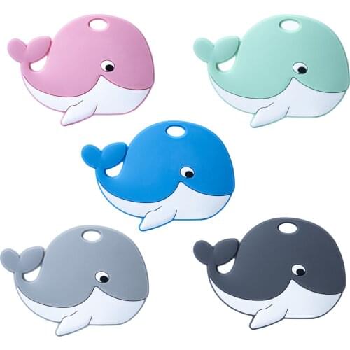 Teeny Teeth 3 PCS Silicone Octopus Teether Food Grade Baby Teething Chewable Toys Creative Pendant For Fashion Jewelry Making