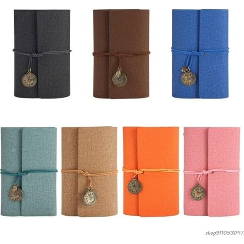 A6 Loose-Leaf Tri-fold Travel Handbook Pu Leather Notebook Stationery Notepad Multi-Purpose Scrapbook Convenient 2021 Wholesales