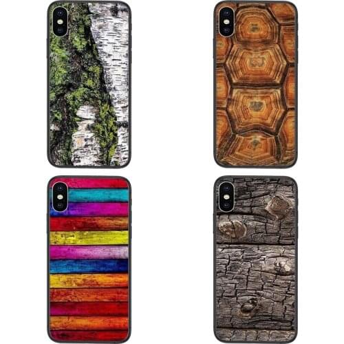 Mobile Pouch Bags Case Inful Pattern Wood Textures For Ladies For Huawei Honor 9X 9I 9A 8X 8S 20S 20i 20 Pro V40 10X Lite