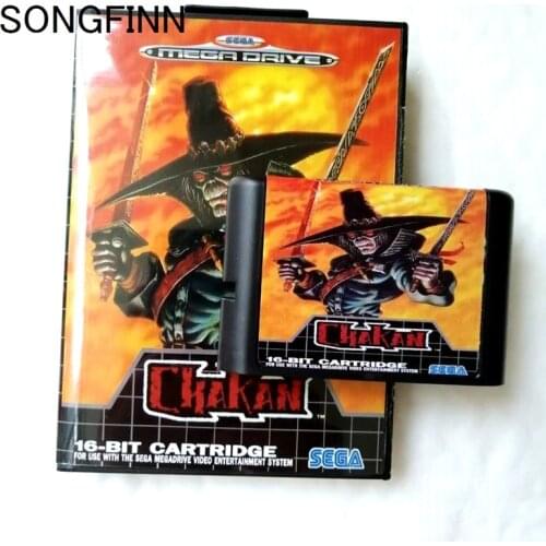16 bit MD Memory Card with Box for Sega Mega Drive for Genesis Megadrive - Chakan