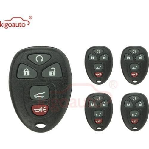 Kigoauto OUC60270 OUC60221 Remote car key fob case 5 button for GMC Acadia Yukon for Cadillac Escalade for Chevrolet Tahoe