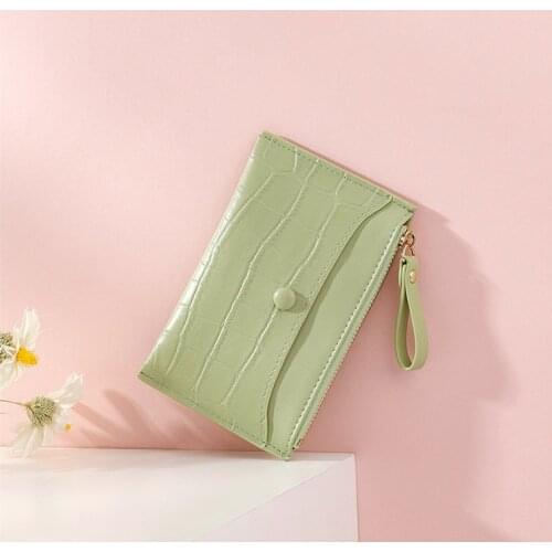 Bycobecy 2021 New Fashion Coin Wallet Womens Zipper High Quality Short Card Bag Multi Function Pu Ultra Thin Mini Zero Wallet