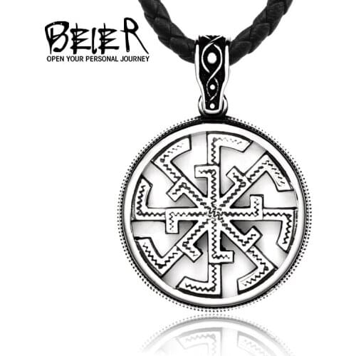 Beier Stainless Steel Hgih Polish Pendant Chain Necklace men Jewelry LLBP8-163P