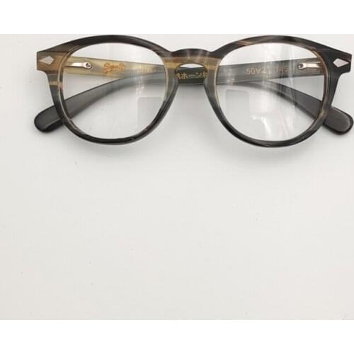 Retro Black Buffalo Horn Glasses Mens vintage Optical Prescription Reading Glasses Horn Sunglasses