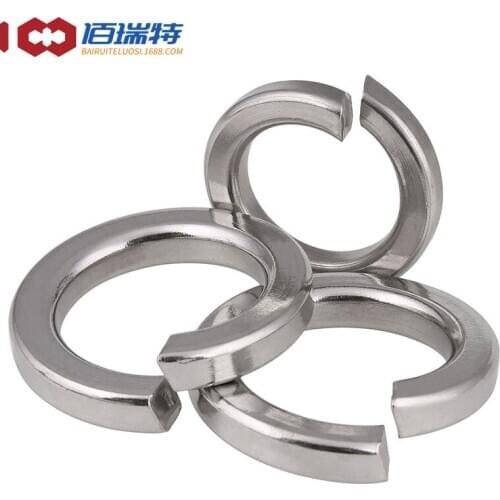 304 stainless steel washer / spring washer / heavy shrapnel / thickened Chinese meson GB93 20PCS