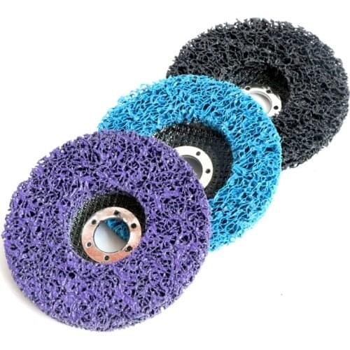 2pcs 125mm 115mm 5 Inch 46Grit Grinding Disc Wheel for Angle Grinder Abrasive Tools Purple Black Blue