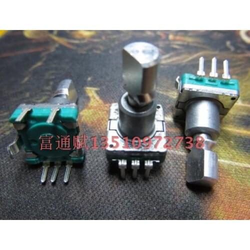 [VK] Japan ALPS encoder coding switch turn 360 degrees 15 pulse EC11-30 with the 16 half shaft switch