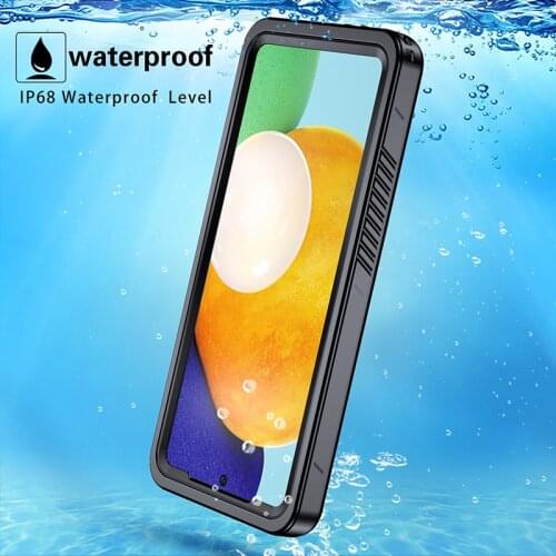 Redpepper IP68 Waterproof Case for Galaxy A52 5G 4G Cover Built-in Screen Protector Snorkeling Coque for Samsung A52 Funda