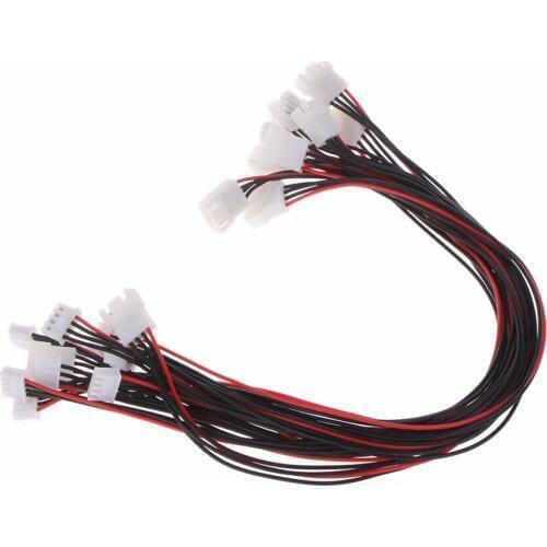 High quality 10Pcs JST-XH Plug 6S Lipo Balance Wire Extension Lead 30cm special For RC Car Boat Plane