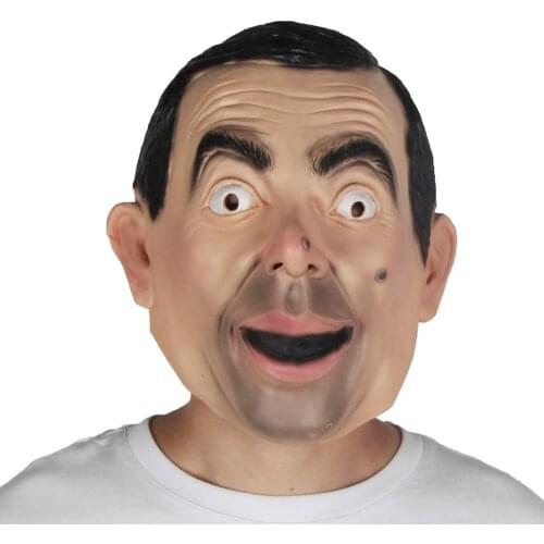 X-merry toy Movie Role Mr Bean Funny Mask Fancy Dress Party Costume Mask Props